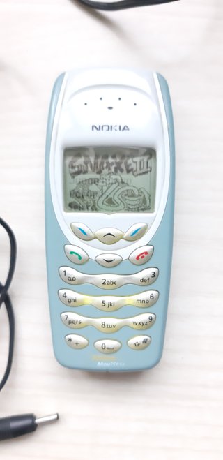 Nokia 3410 LIBRE Teléfono Móvil +cargador vintage
