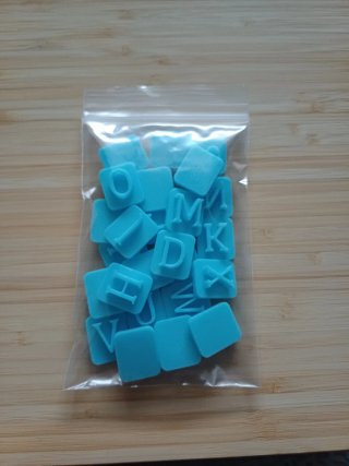 Sellos Letras Arcilla Manualidades
