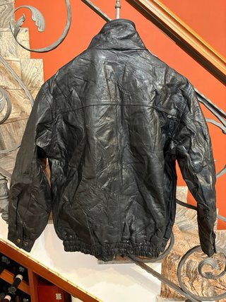 Giacca biker Patchwork Vera Pelle Leggera Vintage