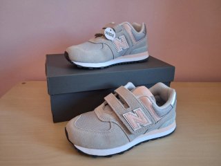 Zapatillas New Balance 574 Gris/Rosa Talla 31 Piel