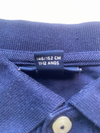 Polo Gant Azul Criança