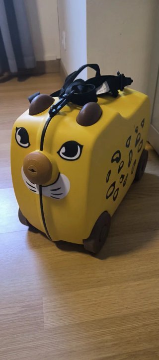 Maleta correpasillos infantil Trunki Leopardo