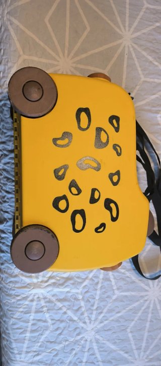 Maleta correpasillos infantil Trunki Leopardo