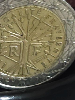 Moneda 2 Euros Francia 2011 Árbol