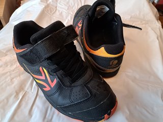 Scarpe ginnastica bambino nere arancio tg 38