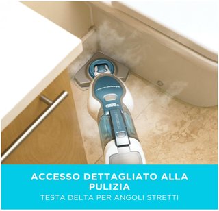Scopa a vapore Black+Decker - Confezione sigillata