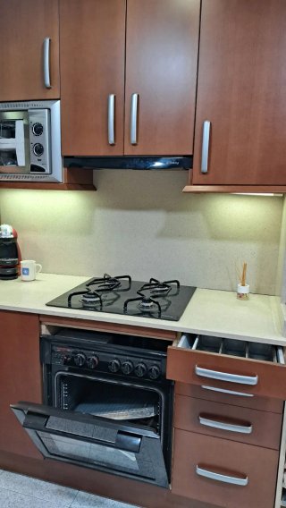 Cocina modular madera y metal