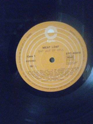 Meat Loaf Bat Out Of Hell LP Vinilo