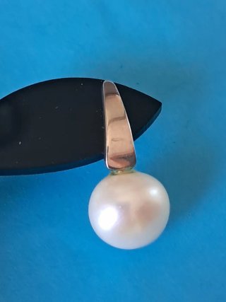 Pendientes Plata y Perla Cultivada
