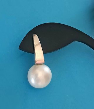 Pendientes Plata y Perla Cultivada