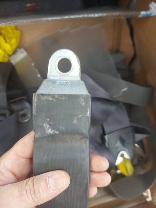 Cinturón de seguridad para coche clásico.seat 127,
