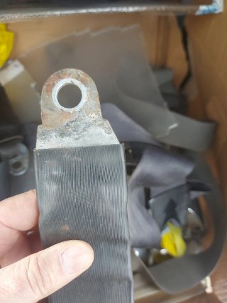 Cinturón de seguridad para coche clásico.seat 127,