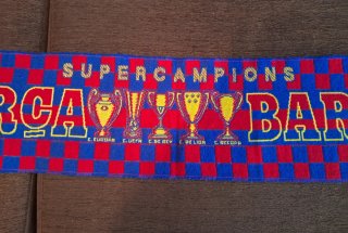 Bufanda FC Barcelona Supercampeones