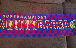 Bufanda FC Barcelona Supercampeones