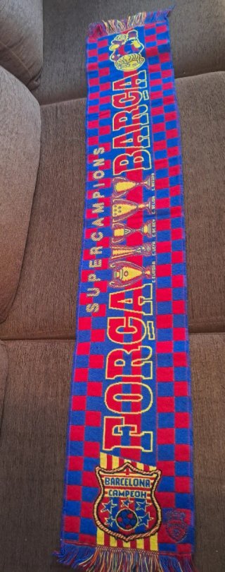 Bufanda FC Barcelona Supercampeones