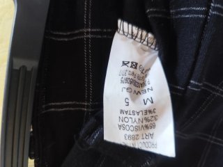 Pantalón pitillo elástico Local cuadros Talla S-M