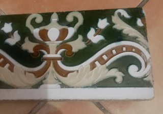 Azulejo antiguo Mensaque Triana