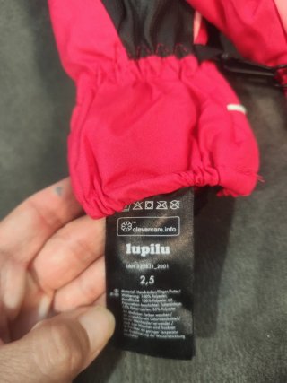 Manoplas Nieve Niña. Marca Lupilu. Talla 2.5