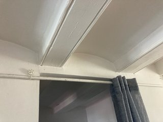 4 Barras para cortinas, blancas