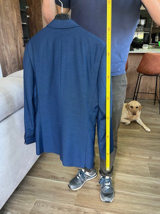 Traje azul eléctrico slim fit