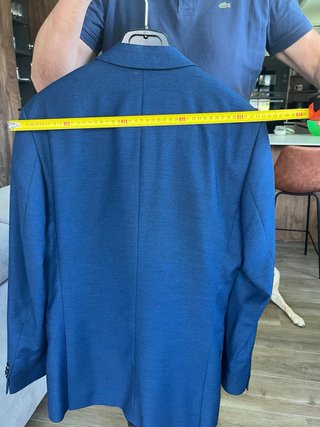 Traje azul eléctrico slim fit