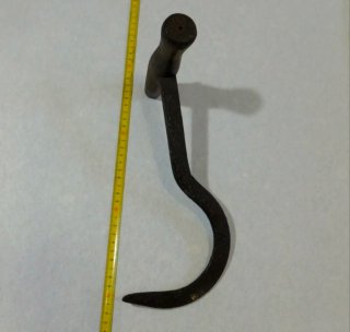 Antiguo Gancho de Estibador Hierro Forjado