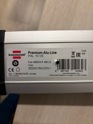 Regleta Premium 10 Enchufes Aluminio