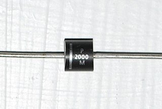 Diodo rectificador P2000M 20A 1000V - Bolsas 25un