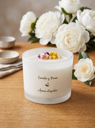 Vela aromática Camelia y Peonía