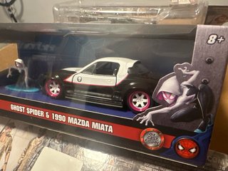 Jada Ghost Spider & 1990 Mazda Miata
