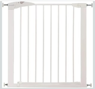Valla de seguridad blanca