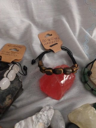 Pulseras de piedra natural ajustables