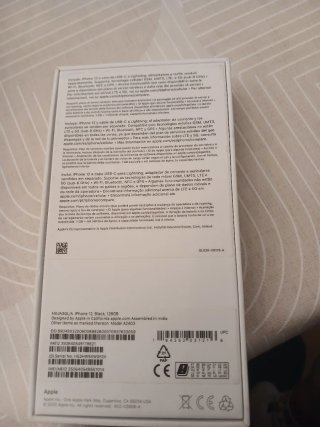 Caja vacía iPhone 12