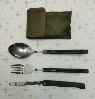 SET POSATE PIEGHEVOLI DA CAMPEGGIO CON FONDINA