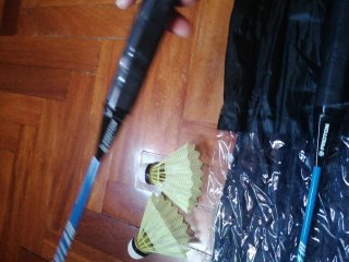 Racchette da badminton con volani