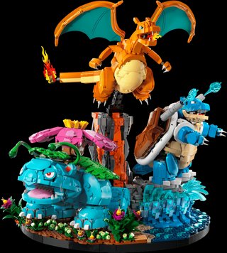 Lego 72153 Venusaur, Charizard e Blastoise, nuovo