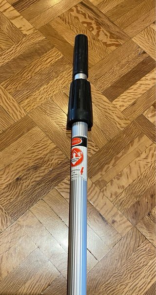 Pertiga de aluminio para limpiar cristales