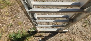 Escalera aluminio 2 tramos