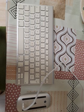 Teclado y Ratón Apple Blanco inalámbrico Bluetooth