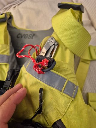 Giubbotto salvagente kayak giallo