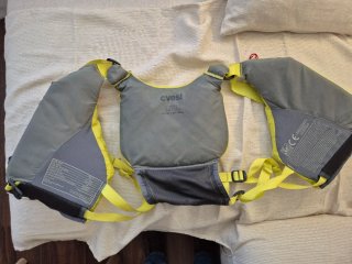Giubbotto salvagente kayak giallo