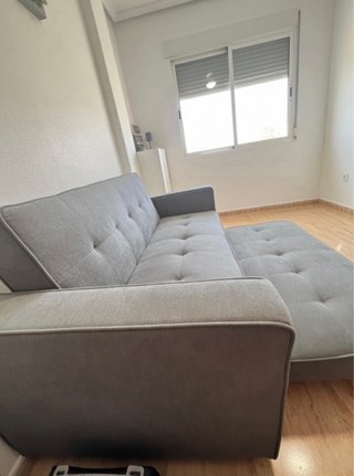 Sofá Cama 2 Plazas Gris Italiano