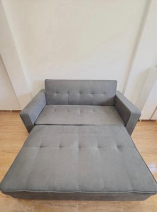 Sofá Cama 2 Plazas Gris Italiano