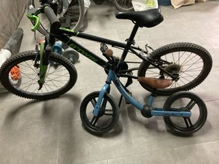 Bicicletas don 4 unidades grandes y pequeñas