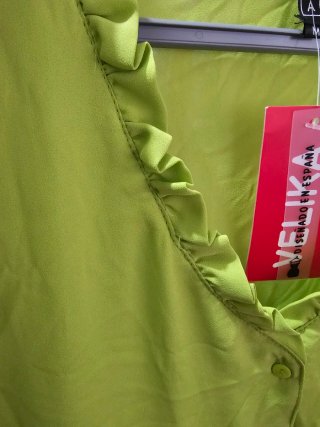 Blusa verde pistacho talla grande