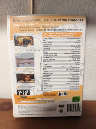 Lote PS2: 5 Juegos + 2 Micrófonos Singstar