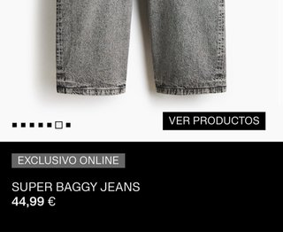 Jeans Baggy H&M Grises