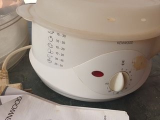 Olla vapor Kenwood - Cocina arroz, pescado, verd