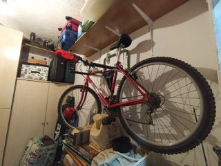 Bicicleta de Montaña Hombre Roja