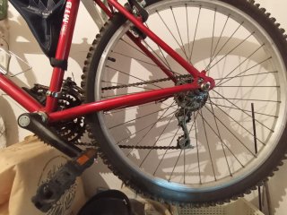 Bicicleta de Montaña Hombre Roja